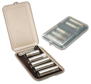 MTM Case-Gard CT641 Choke Tube Case Holds 6rd Polypropylene Clear Smoke
