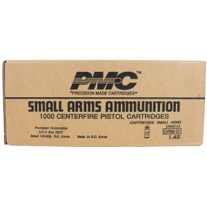 PMC 380A Bronze .380 ACP Ammo 90 Grain FMJ 1000rd Case