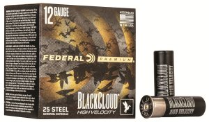 Federal Premium Black Cloud FS Steel 12 Gauge 3 In 1 1/8 oz 3 Shot
