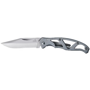 Gerber Paraframe Mini Folding Knife - Clip Point Fine Edge, 2.22" Blade Length, 3.07" Handle Length, 6" Overall Length
