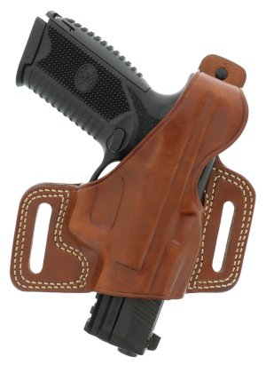 Galco SIL212 Tan Leather OWB Holster for 1911 3"-5" Right Hand