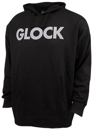 Glock AP95783 Traditional Black Hoodie Large Soft Durable Fabric