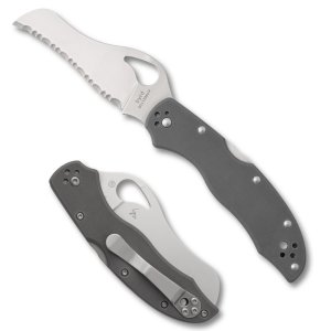 Spyderco Gooney BY24GSGY 3.44 In Gray G10 Satin Back Lock