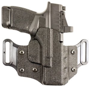 DeSantis 195KA8WZ0 Veiled Partner OWB Holster Black Kydex for Springfield