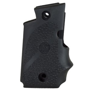 Hogue 38080 Grip SIG P238 Finger Grooves Cobblestone Rubber Black
