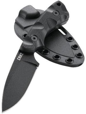 CRKT SiWi 3.3" G10 Fixed Blade Knife - SK5 Carbon Steel with Kydex Sheath