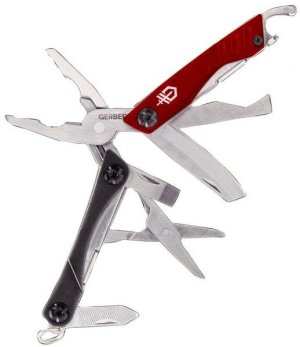 GERBER DIME Micro Multi-Tool 10-Function Red