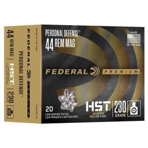 Federal Premium P44HST1S 44 Rem Magnum 230gr JHP 20 Rounds