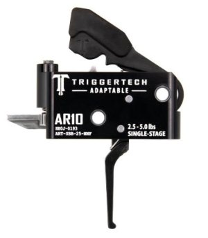 Triggertech ARTSBB25NNF AR10 Single-Stage Adjustable 2.5-5lb Flat Black