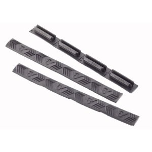 WILSON COMBAT TR-MRC-BLK M-LOK Rail Cover 4-Slot 3-Pack Black