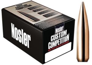 Nosler Custom Competition .22 cal .224 52 gr HPBT 1000/ct