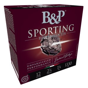 B&P 12B8SH75 Sporting Clay 12Gauge 2.75" 1 1/8oz 7.5Shot 25 Per Box/10