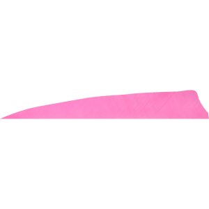 Gateway 400LSSFP-50 Shield Cut Feathers Flo Pink 4in LW 50pk