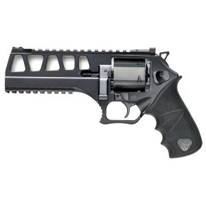 Chiappa Rhino L Frame 60DS Revolver 44 Mag 6 in Black w/FO Front Sight & Adj Rear 6rd