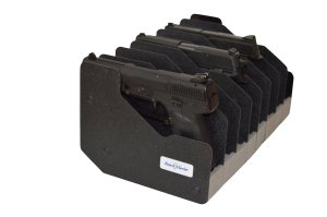 Altus BMWRM18 BenchMaster Eight Gun Vertical Pistol Rack, Lightweight