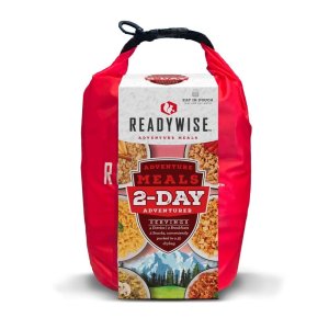 ReadyWise RW05919 2-Day Adventure Food Kit with Dry Bag, 8 Servings