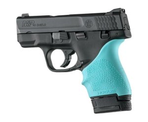 Hogue 18404 HandAll Beavertail Grip Sleeve Fits M&P Shield/LC9 Aqua