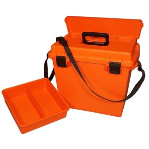 MTM Case-Gard Sportsmens Util Dry Box XLG - Orange, 18.5" x 13" x 15.25", Water Resistant, Top Access Lid
