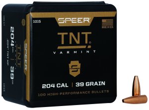 Speer TNT 1015 .204 Cal 39gr Hollow Point Bullets 100ct Box