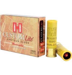 Hornady 86233 Custom Lite 20 Gauge 2.75 in FTX Slug 250 Grain 5 Rounds