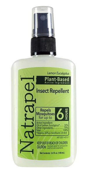 Natrapel Lemon Eucalyptus 3.40 oz Pump Bottle - Repels Mosquitoes