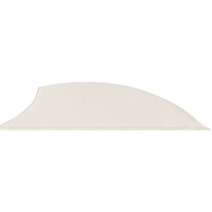 Flex Fletch SK2 Vanes Clear 2 In 100 Pack No Flutter Design