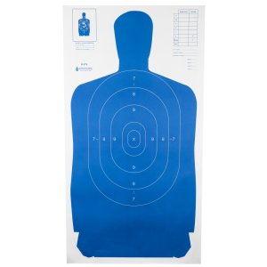 Action Target B27SBLUE100 24"x45" Blue Silhouette Paper Target 100 Pack