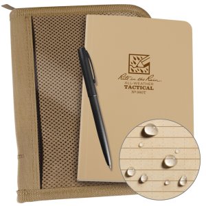 Rite in the Rain Land Nav Kit Tan Waterproof Field Book Cover