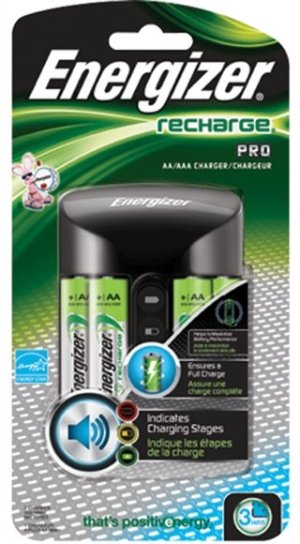 Energizer CHRPROWB4 Pro Battery Charger for AA and AAA