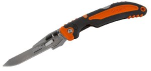 Gerber Vital Knife Pocket Folder - Model 31-002736 - Lightweight Folding Pocket Knife with High Visual Orange Handle and 6 Replacement Blades