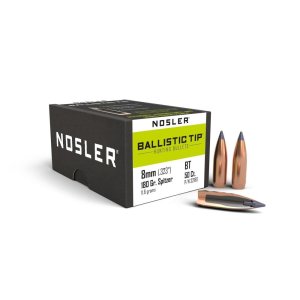 Nosler 32180 Ballistic Tip 8mm .323 180gr SBT-BTIP 50ct