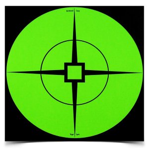 Birchwood Casey Target Spots 6" Crosshair Green 10 Pack