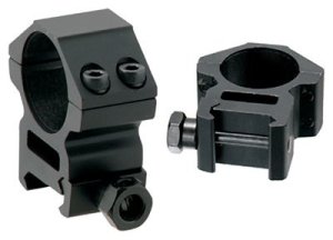 UTG RGWM30M4 30mm Medium Profile Matte Black Rings for Picatinny/Weaver