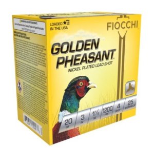 Fiocchi Golden Pheasant 20ga 3" Shotgun Shell
