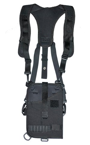 Grovtec Trail Pack Shoulder Harness Black Nylon Padded Adjustable