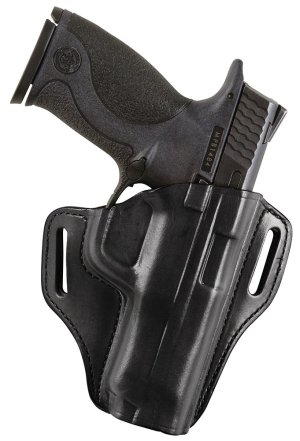 Bianchi 57 Remedy Holster Colt 1911 Commander Black Leather 1.5 in Right Ha