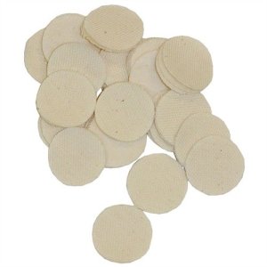 Brownells Heavy Duty Cotton Round Patches 1.25"/.30-.35 Cal 1000 Pk