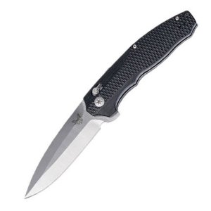 Benchmade 495 Vector 3.6" AXA Flipper CPM-S30V Spear Point Black G10 Handle