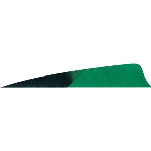 Gateway 400RSKGN-50 Shield Cut Feathers Kuru Green 4 In RW 50 Pack
