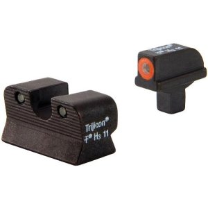 Trijicon 600512 1911 Colt Cut HD Night Sight Set Orange Front Outline
