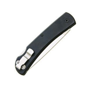 Bear & Son Large Locking Farmhand Folding Knife 3-5/8 Drop Point Blade Black with Clip