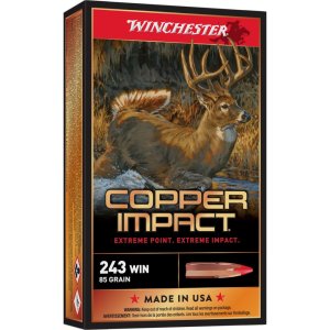 Winchester X243CLF .243 Winchester 85 gr Copper Extreme Point 20 Rounds