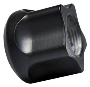 Timber Creek Outdoors 1/228TPBLC Thread Protector Black Billet Aluminum 1/2"x28