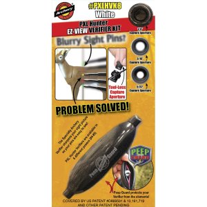 Specialty Archery PXLHVK8 EZ-View Verifier Kit No. 8 White Peep Set