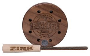 Zink ZNKRBPC Ridge Blaster Turkey Call Aluminum/Wood with Dymalux Striker