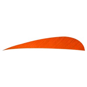 Trueflight 1805 Parabolic Feathers Orange 5 In LW 100 Pack