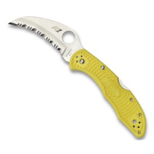 Spyderco C106SYL2 Tasman Salt 2 Yellow Folding Knife