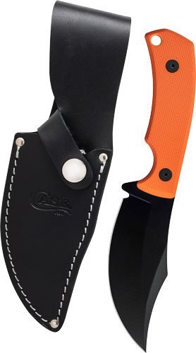 Case Cutlery Hunter CT3 Orange Textured G10 Leather 76937