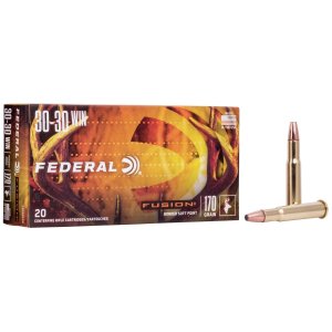 Federal Premium Ammunition Fusion 30-30 Win 170 Grain Soft Point 20 Rounds