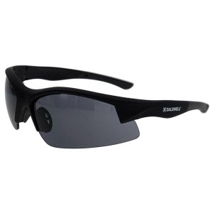 AOB Caldwell Shooting Glasses Black Smoke Lenses Anti-Fog ANSI Z87.1